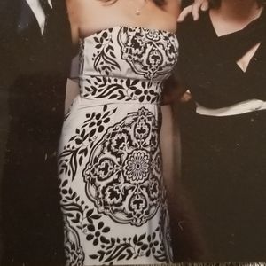White House Black Market strapless dress